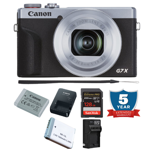 Canon PowerShot G7 X Mark III Digital Camera - Silver - 5Yr Warranty PKG
