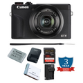 Canon PowerShot G7 X Mark III Digital Camera -  3Yr Accidental Warranty PKG