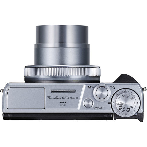 Canon PowerShot G7 X Mark III Digital Camera - Silver - 128GB Accessory PKG