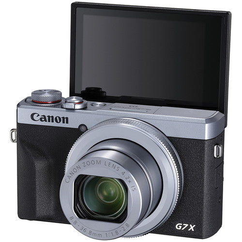 Canon PowerShot G7 X Mark III Digital Camera - Silver - 256GB Accessory PKG
