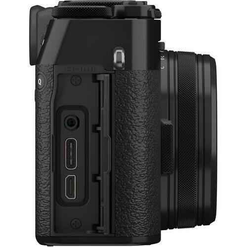 FUJIFILM X100VI Digital Camera (Black) 256GB Memory Card PKG