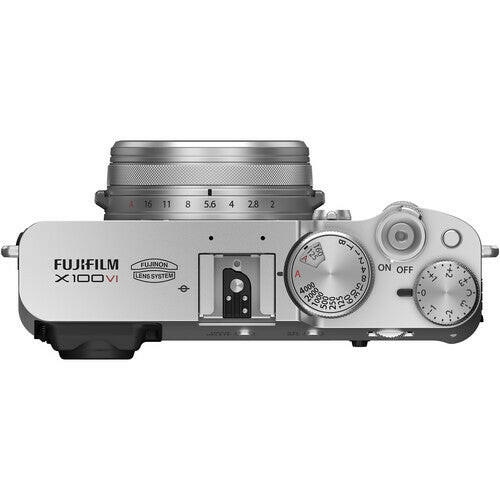 FUJIFILM X100VI Digital Camera (Silver) 256GB Memory Card PKG
