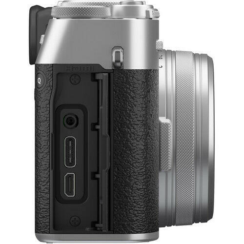 FUJIFILM X100VI Digital Camera (Silver) 128GB Memory Card PKG