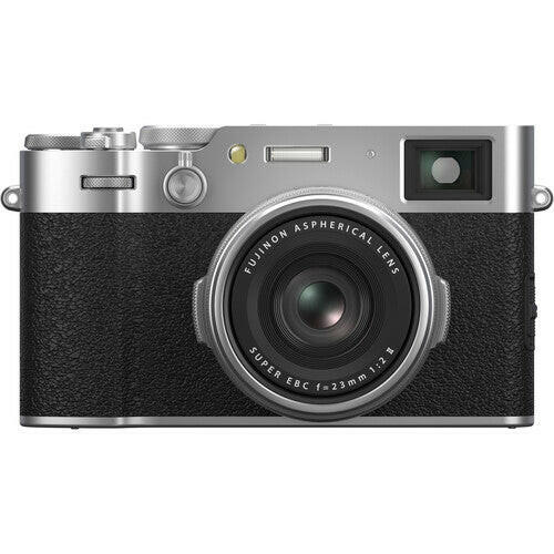 FUJIFILM X100VI Digital Camera (Silver) 256GB Memory Card PKG