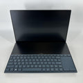 Zenbook Duo 14 Blue 1.8 GHz Intel Core i7 10th Gen. 16GB RAM 1TB Solid State Drive NVIDIA GeForce MX250 2 GB