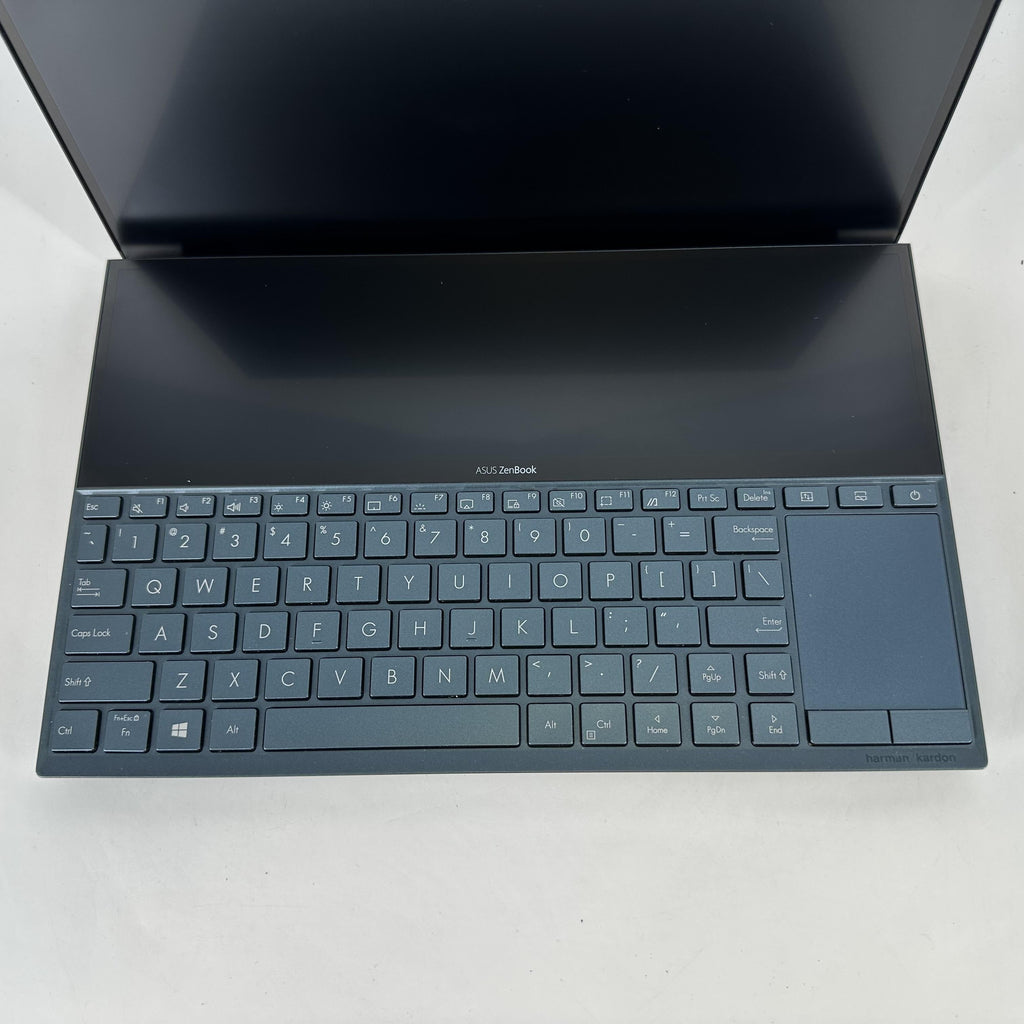 Zenbook Duo 14 Blue 1.8 GHz Intel Core i7 10th Gen. 16GB RAM 1TB Solid State Drive NVIDIA GeForce MX250 2 GB