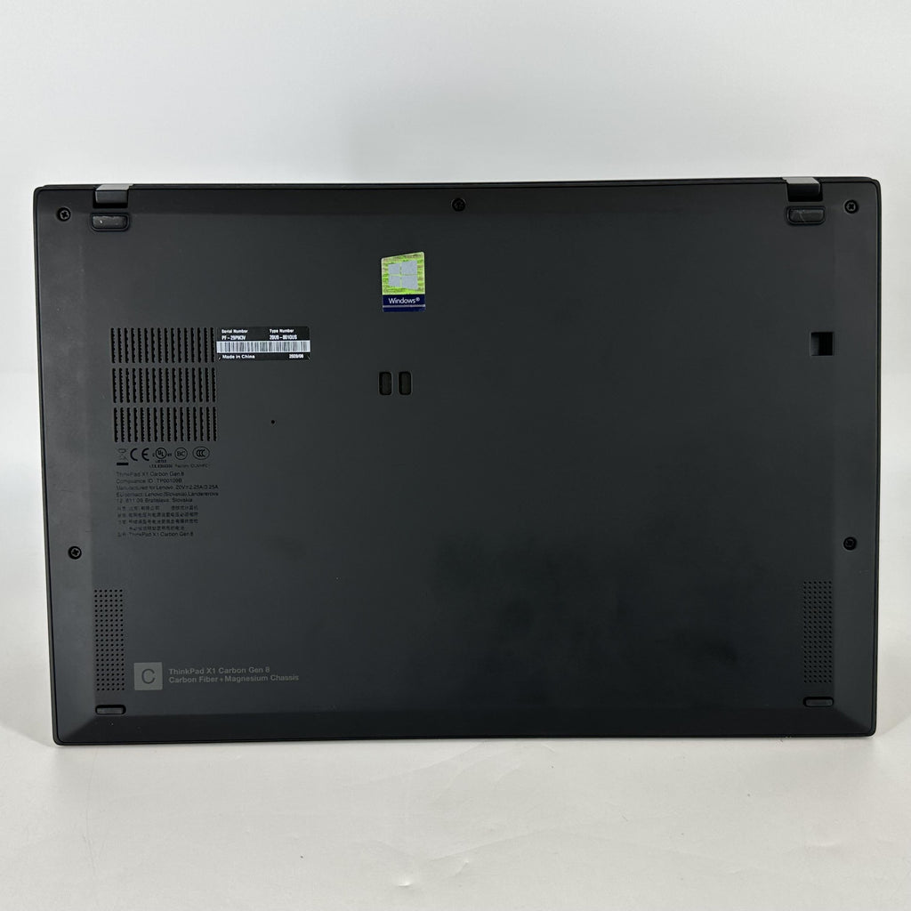 Lenovo ThinkPad X1 Carbon Gen 8 14 Black 1.7 GHz Intel Core i5 10th Gen. 16GB RAM 512GB Solid State Drive