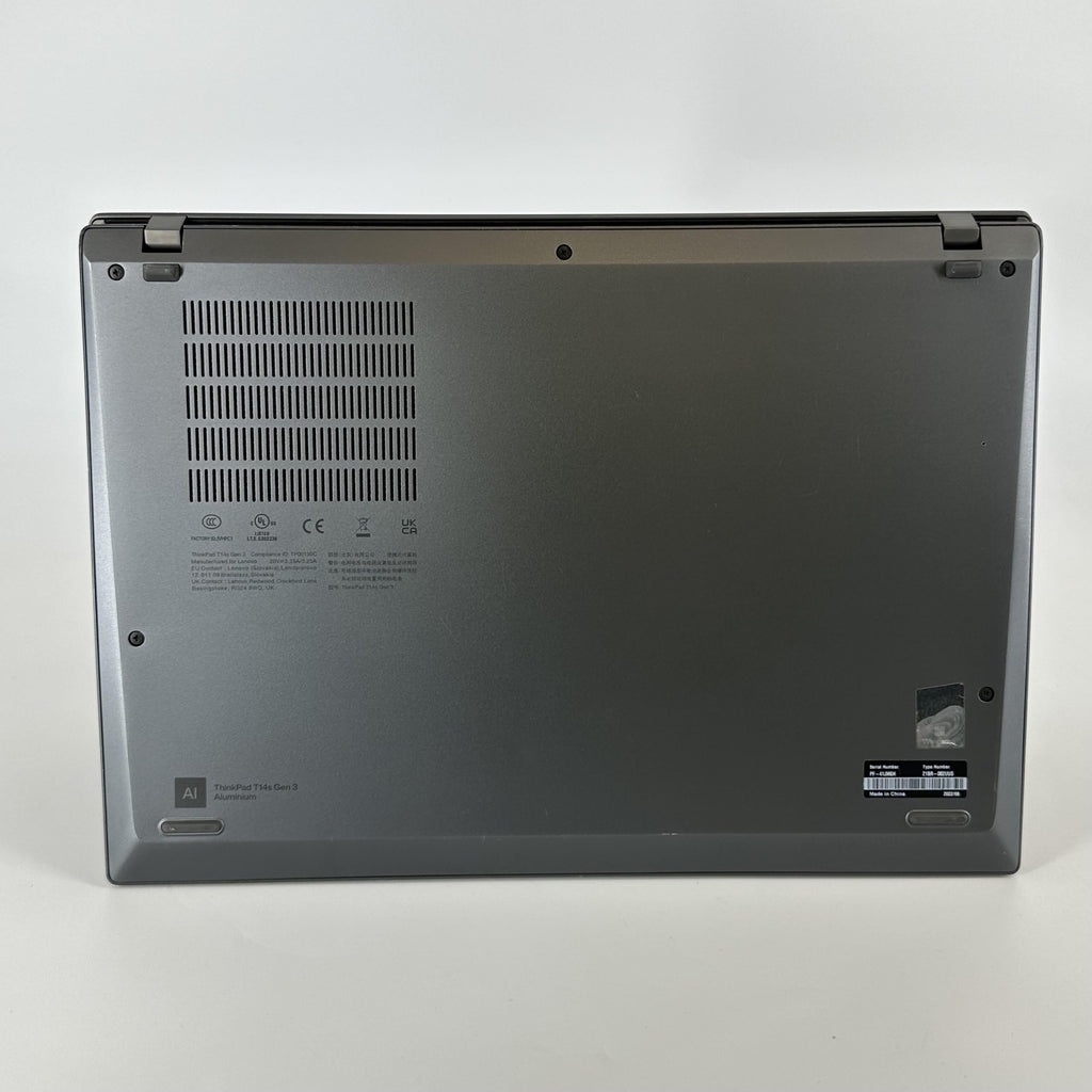 Lenovo ThinkPad T14s Gen 3 Gray 2.1 GHz Intel Core i7 12th Gen. 16GB RAM 512GB Solid State Drive