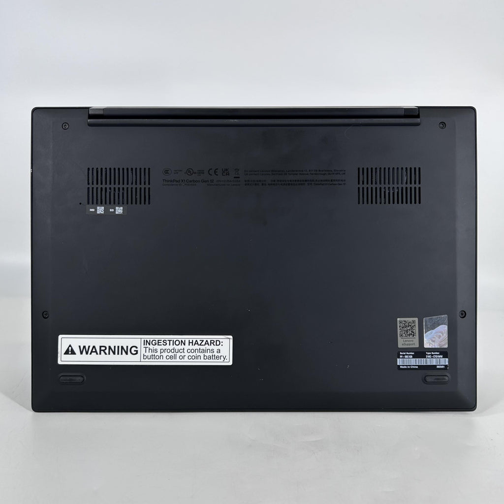Lenovo ThinkPad X1 Carbon Gen 12 14 Black 1.7 GHz Intel Core Ultra 7 16GB RAM 512GB Solid State Drive