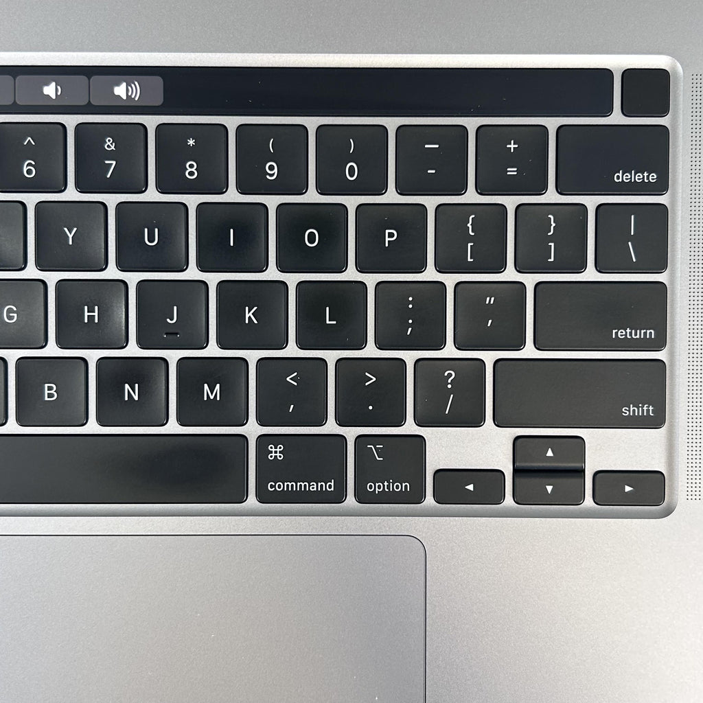 MacBook Pro 16 Touch Bar 2019 Space Gray 2.4 GHz Intel Core i9 9th Gen. 32GB RAM 512GB Solid State Drive AMD Radeon Pro 5500M 4 GB