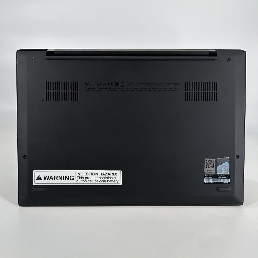 Lenovo ThinkPad X1 Carbon Gen 12 14 Black 1.7 GHz Intel Core Ultra 7 32GB RAM 1TB Solid State Drive