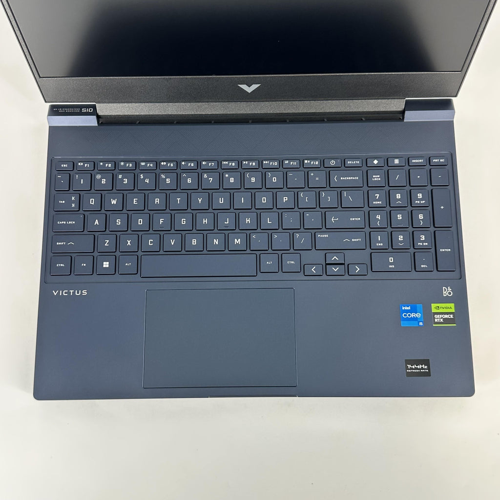 HP Victus 15.6 Blue 2.0 GHz Intel Core i5 12th Gen. 16GB RAM 512GB Solid State Drive NVIDIA GeForce RTX 3050 4 GB