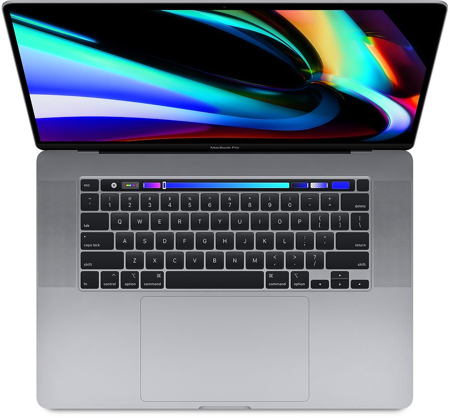 MacBook Pro 16 Touch Bar 2019 Space Gray 2.4 GHz Intel Core i9 9th Gen. 32GB RAM 512GB Solid State Drive AMD Radeon Pro 5500M 4 GB