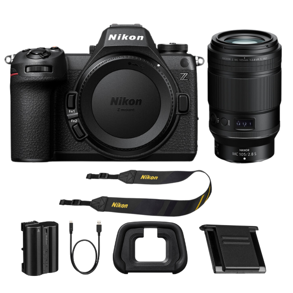 Nikon Z6 III Mirrorless Camera w/ Z MC 105mm f/2.8 VR S Macro Lens