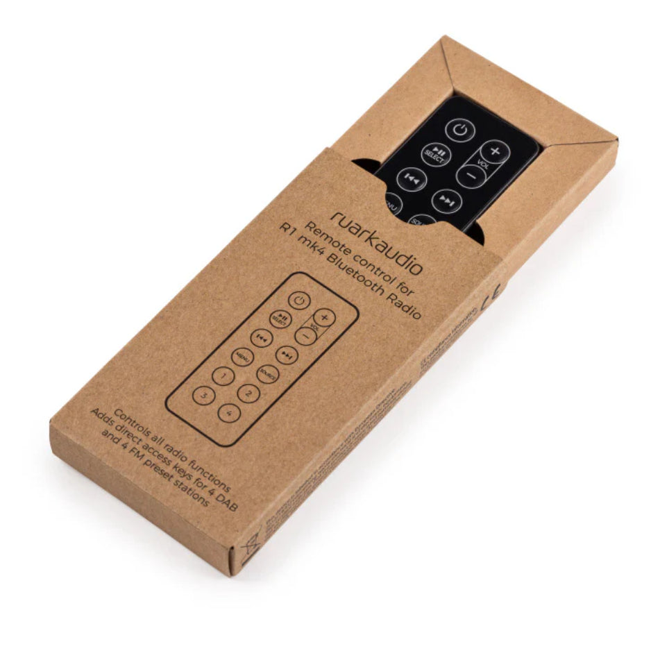 Ruark Audio Remote Control for R1 MK4 Bluetooth Radio