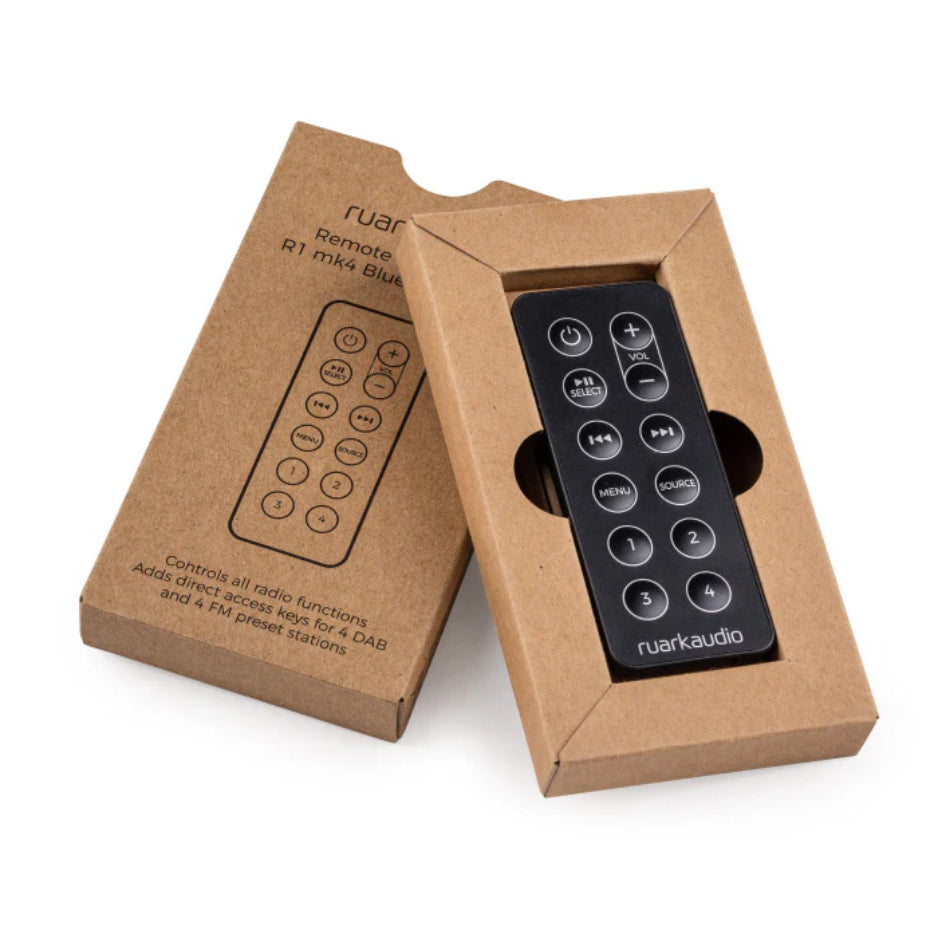 Ruark Audio Remote Control for R1 MK4 Bluetooth Radio