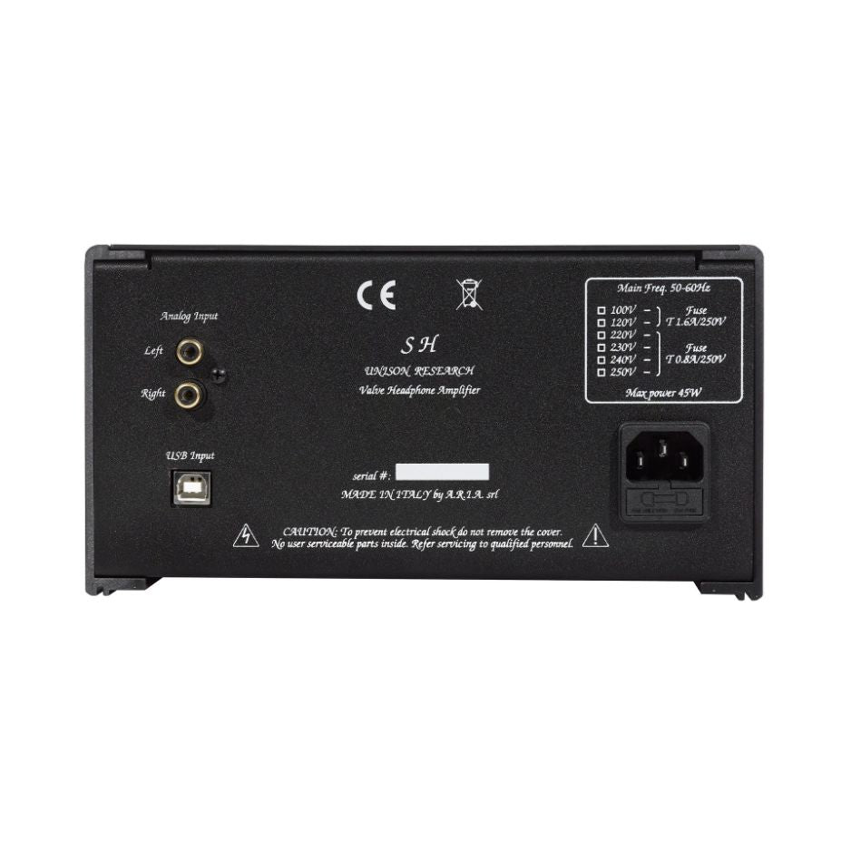 Unison Research SH Headphone Amplifier