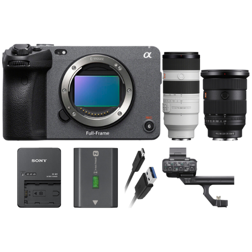 Sony FX3A Cinema Camera w/ FE 24-70mm f/2.8 GM II Lens + FE 70-200mm f/2.8 GM OSS II Lens