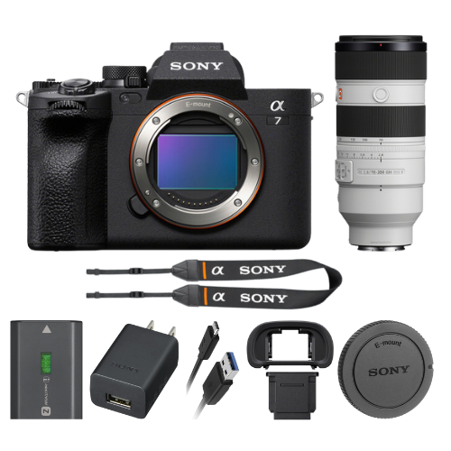 Sony a7 IV Mirrorless Camera with FE 70-200mm f/2.8 GM OSS II Lens