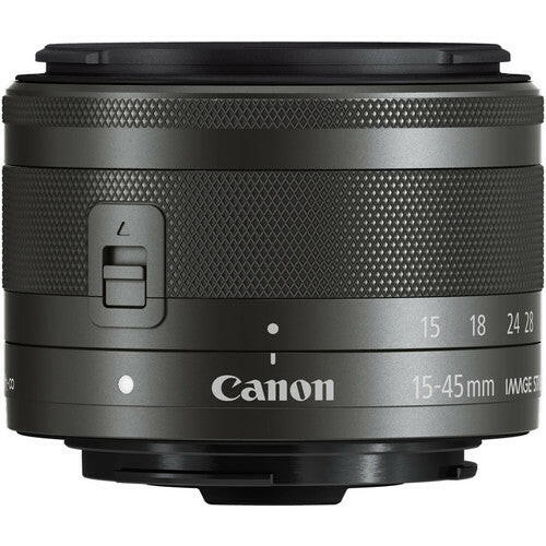 Canon 15-45mm f/3.5-6.3 EF-M IS STM Lens (Graphite)