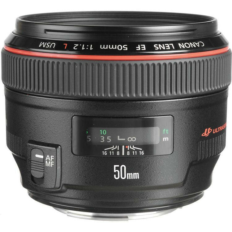 Canon 50mm f/1.2L EF USM Lens