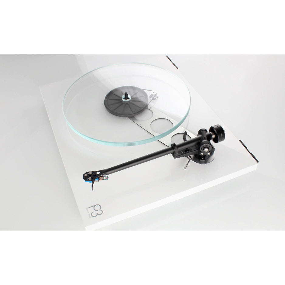 Rega Planar 3 12mm Platter Clear Frosted Edge