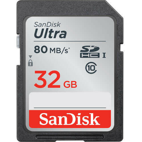 32GB Memory Card & Card Reader