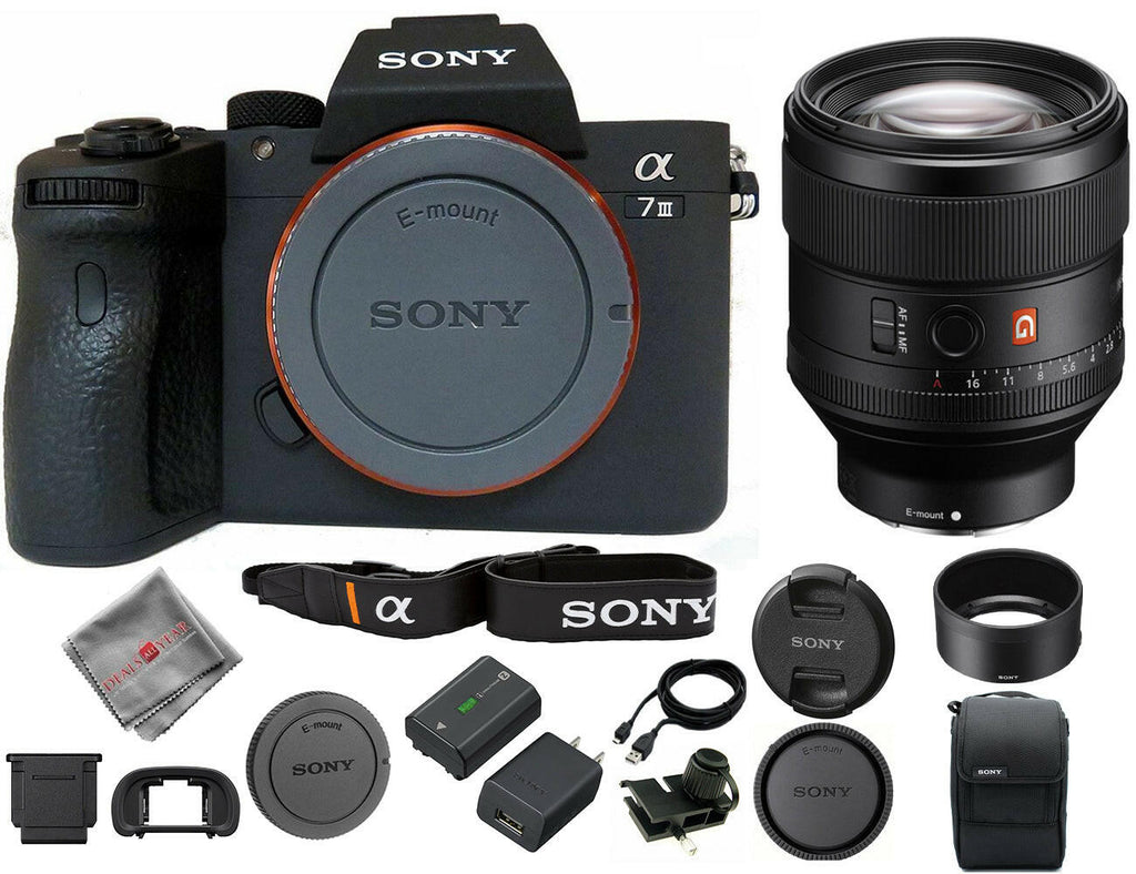 Sony a7 III Mirrorless Camera with FE 85mm f/1.4 GM Lens