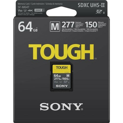 Sony 64GB SF-M Tough Series UHS-II SDXC Memory Card